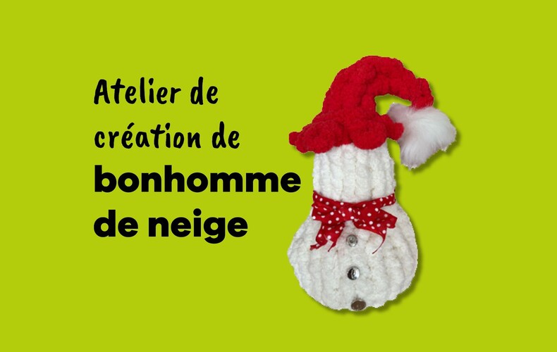 Atelier de création de bonhomme de neige