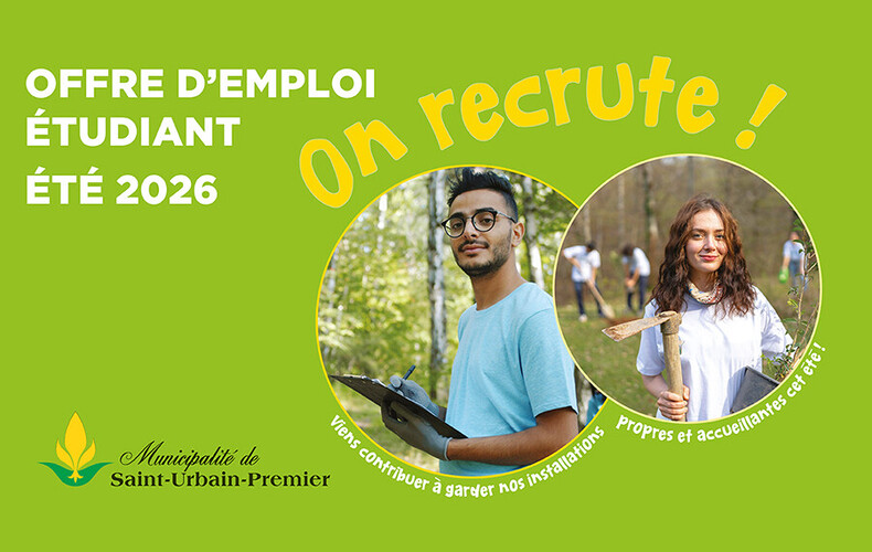 Offre d'emploi d'été étudiant